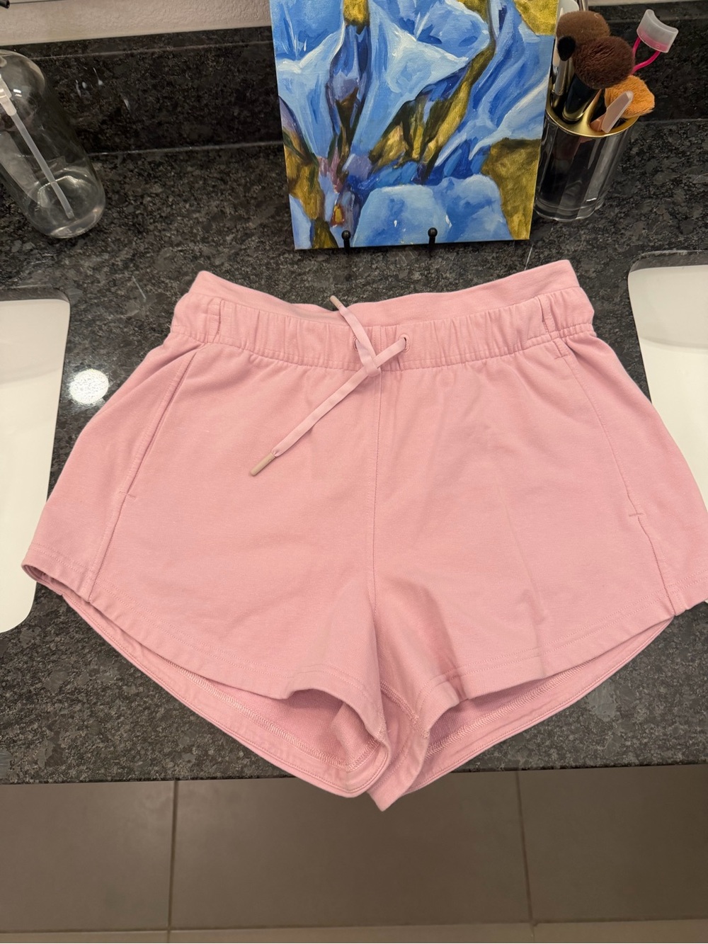 lululemon athletica Pink Drawstring Lounge Shorts